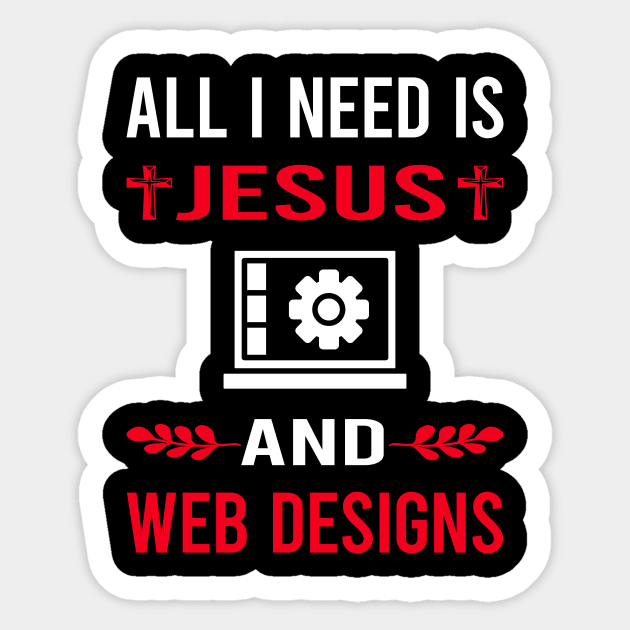 I Need Jesus And Web Design Designing Designer Designs Sticker by Good Day